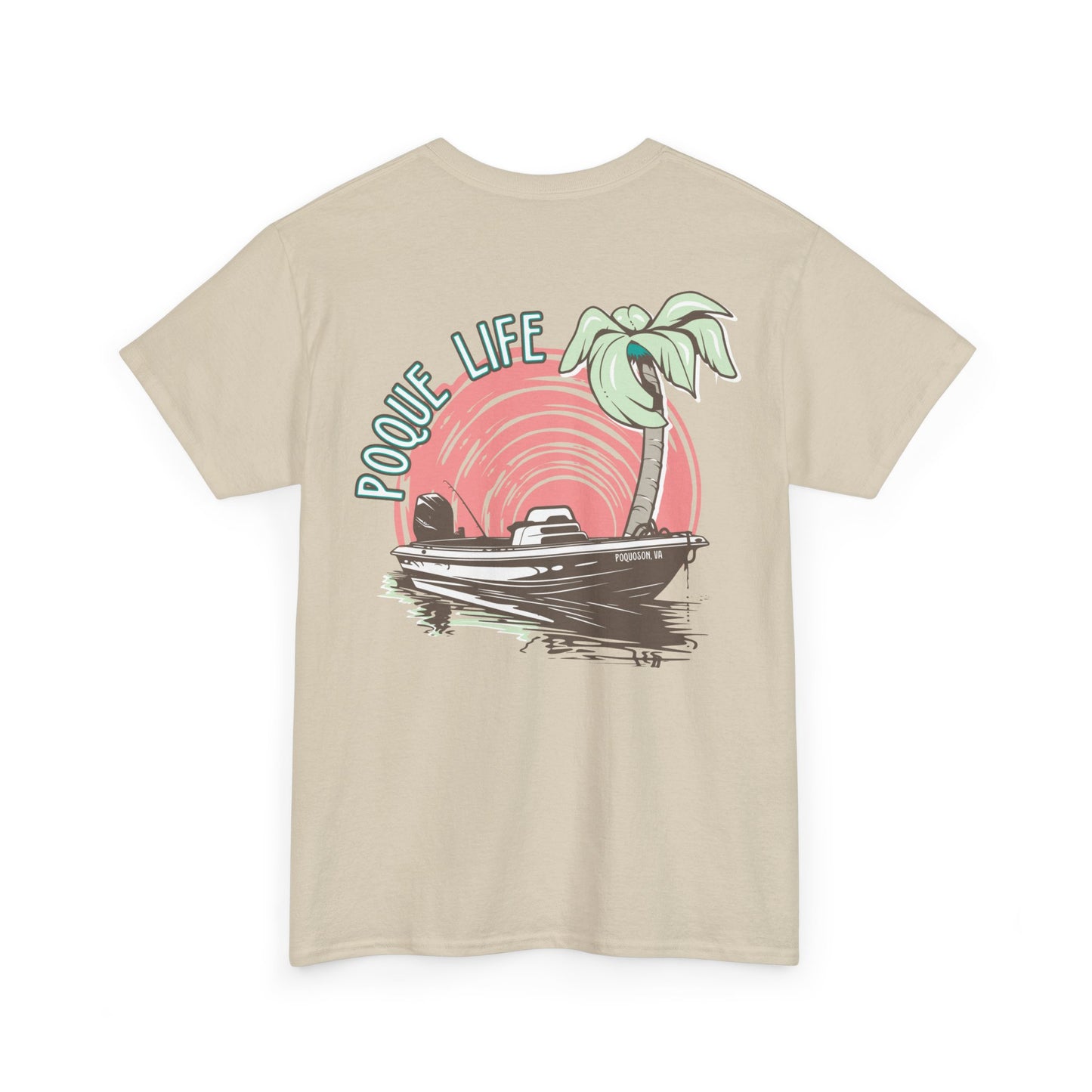 Boat with Pink Sunrise Tee