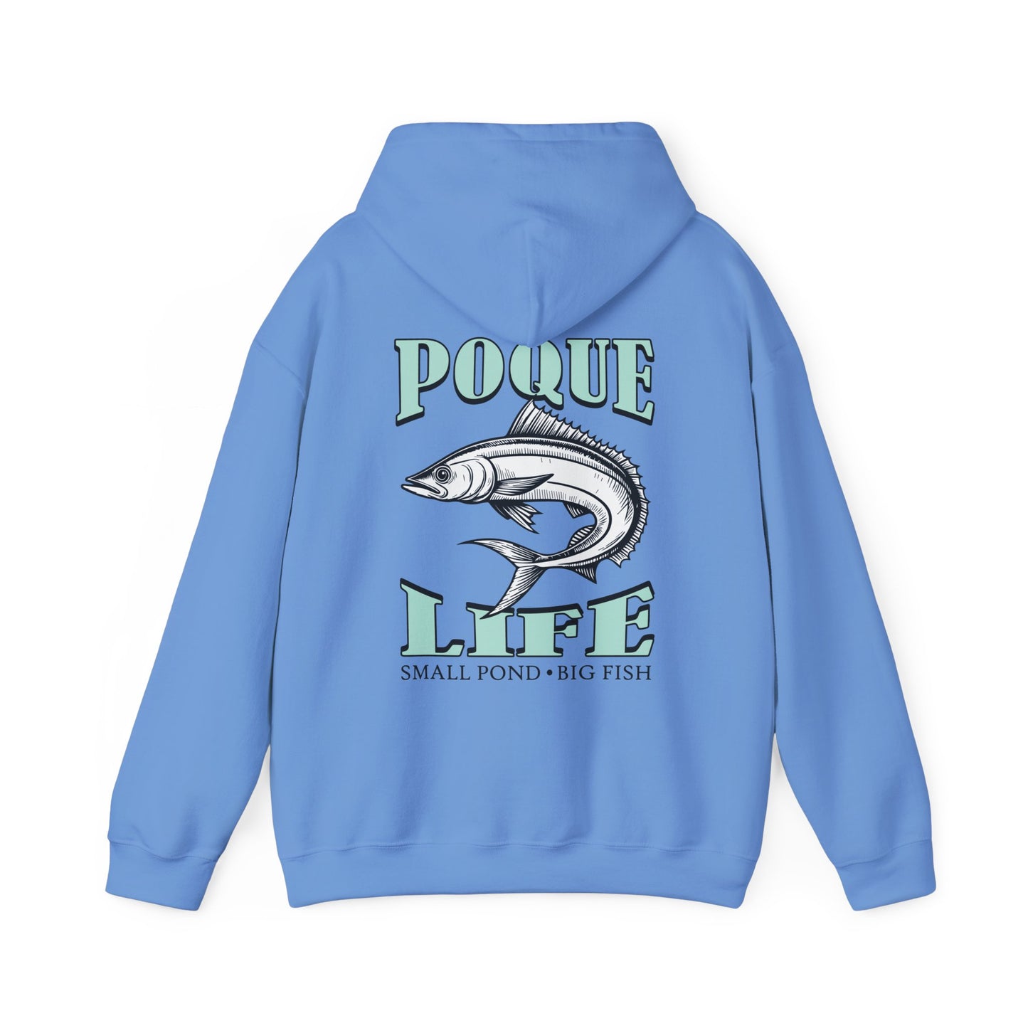 Small Pond Big Fish Cobia (Aqua) Hoodie