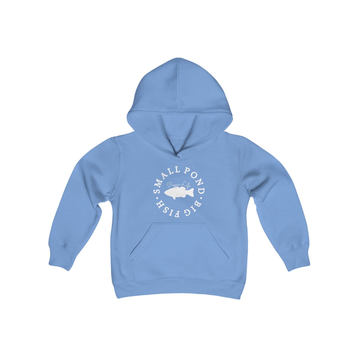 Youth Small Pond Big Fish Bass Hoodie