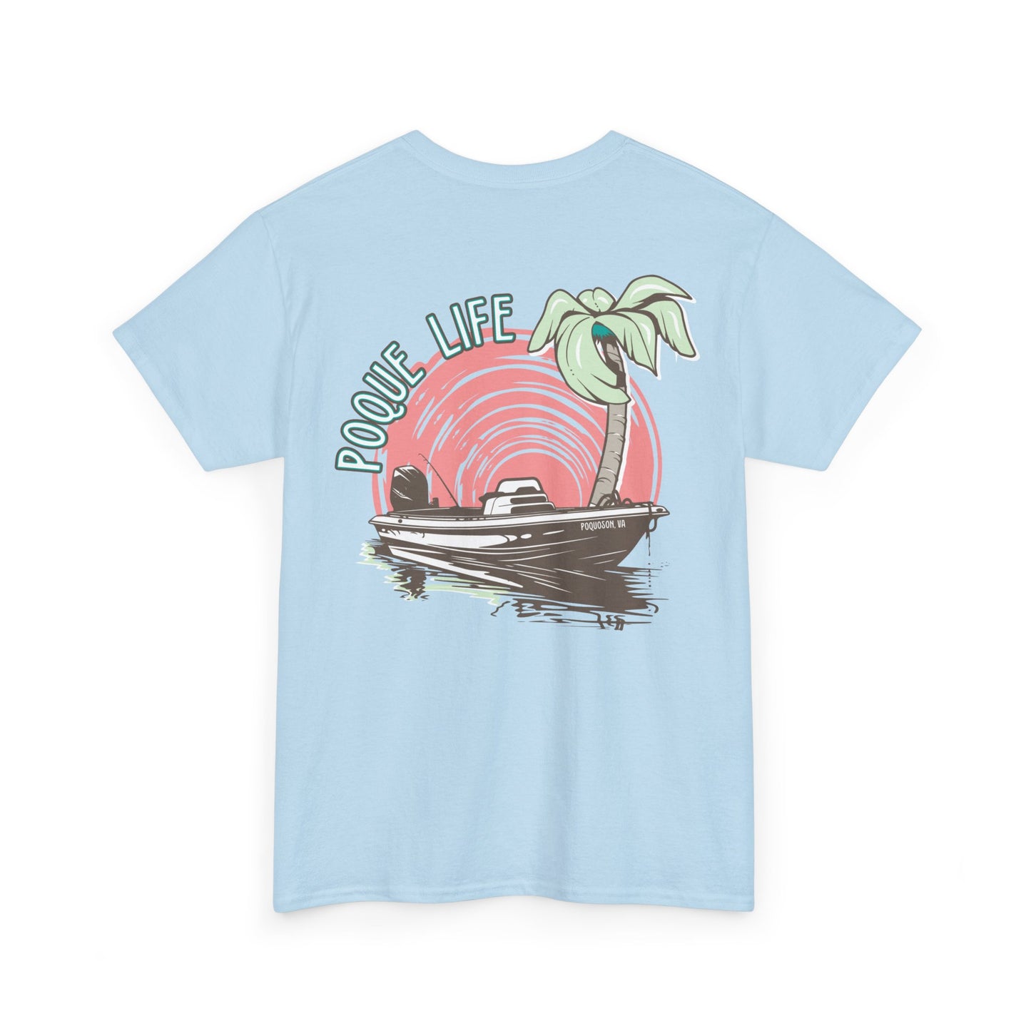 Boat with Pink Sunrise Tee