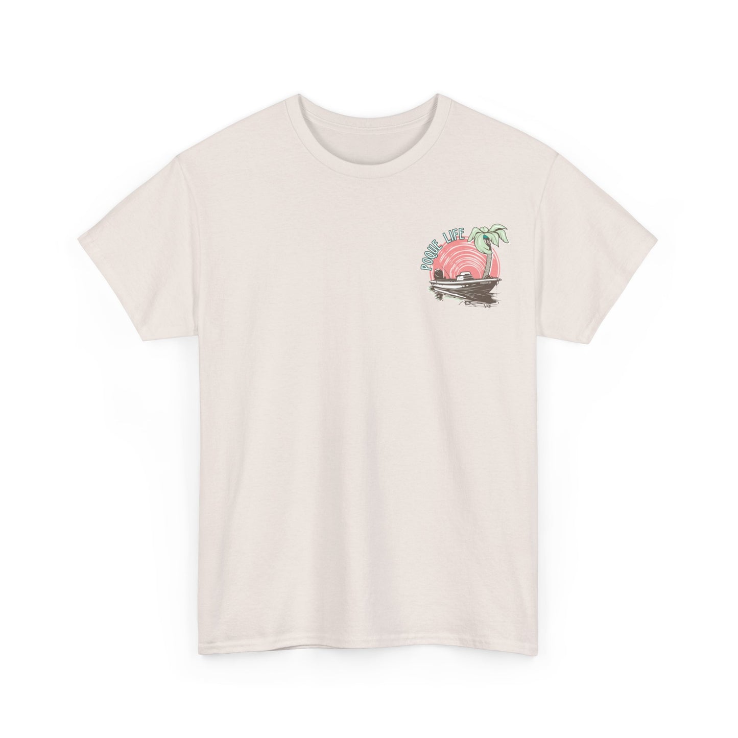 Boat with Pink Sunrise Tee