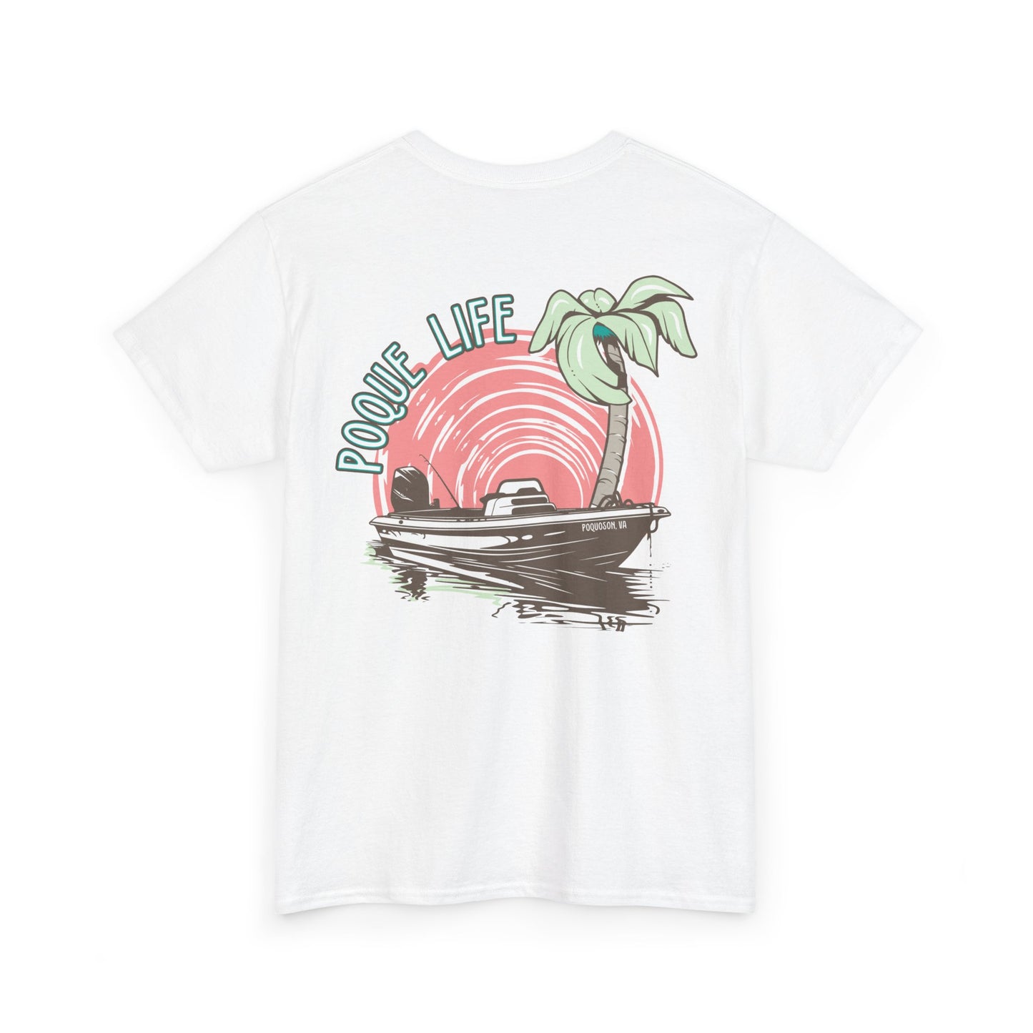 Boat with Pink Sunrise Tee