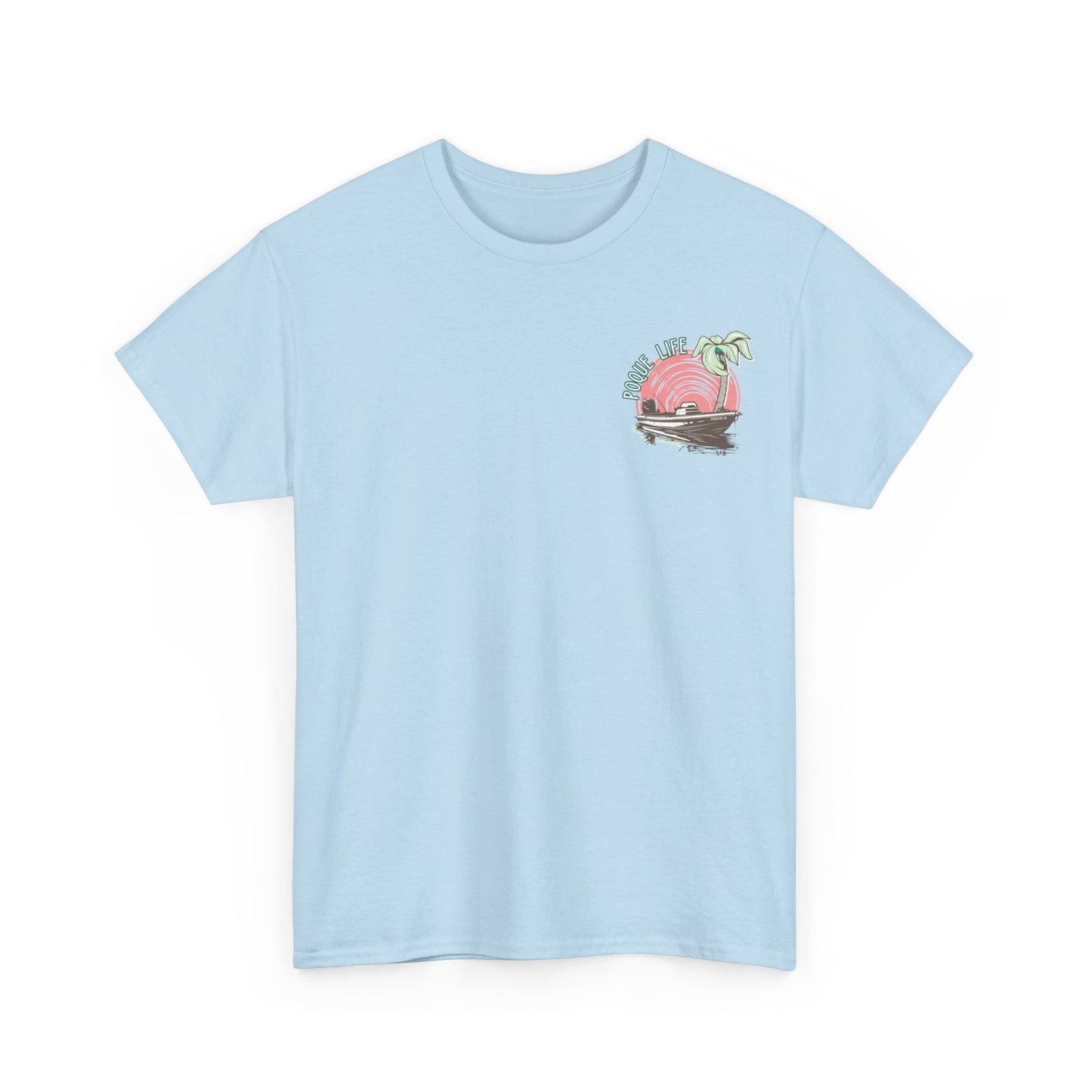 Boat with Pink Sunrise Tee
