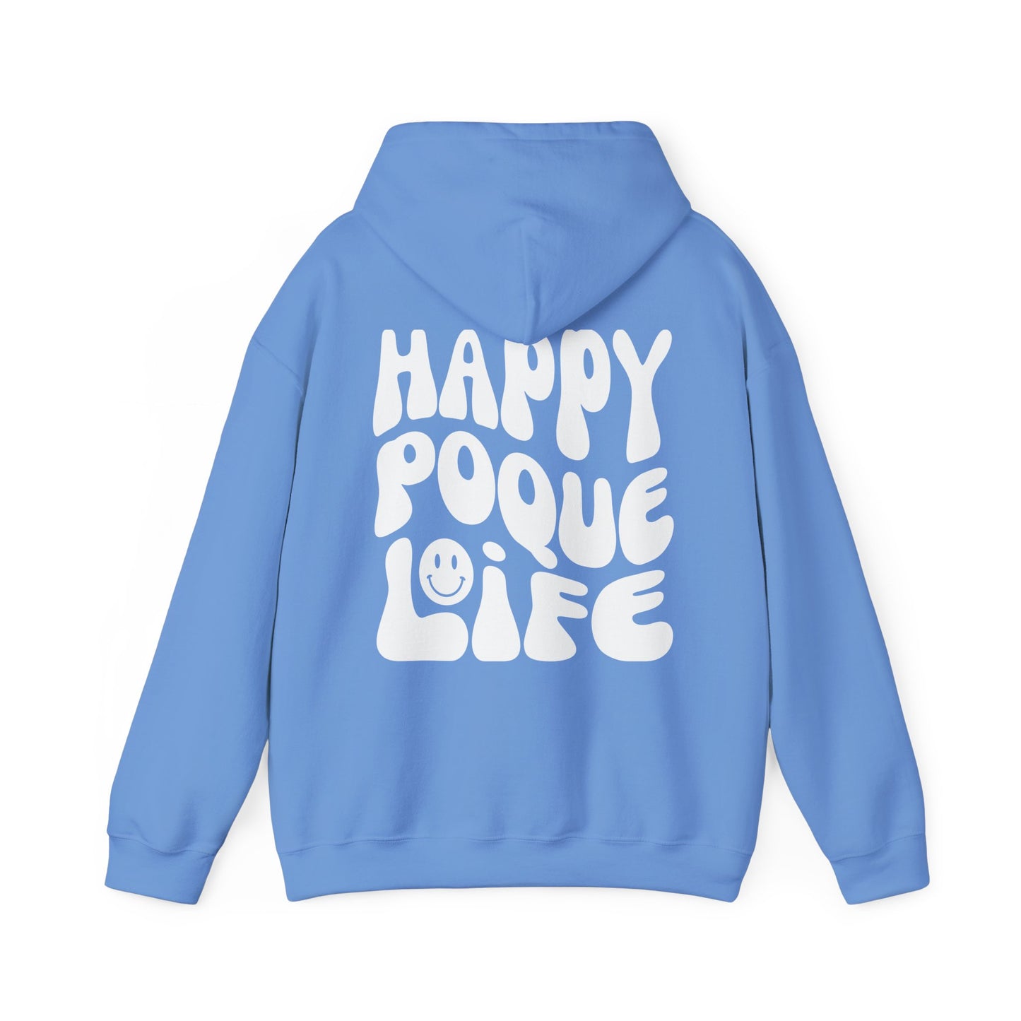 Happy Poque Life (White) Hoodie