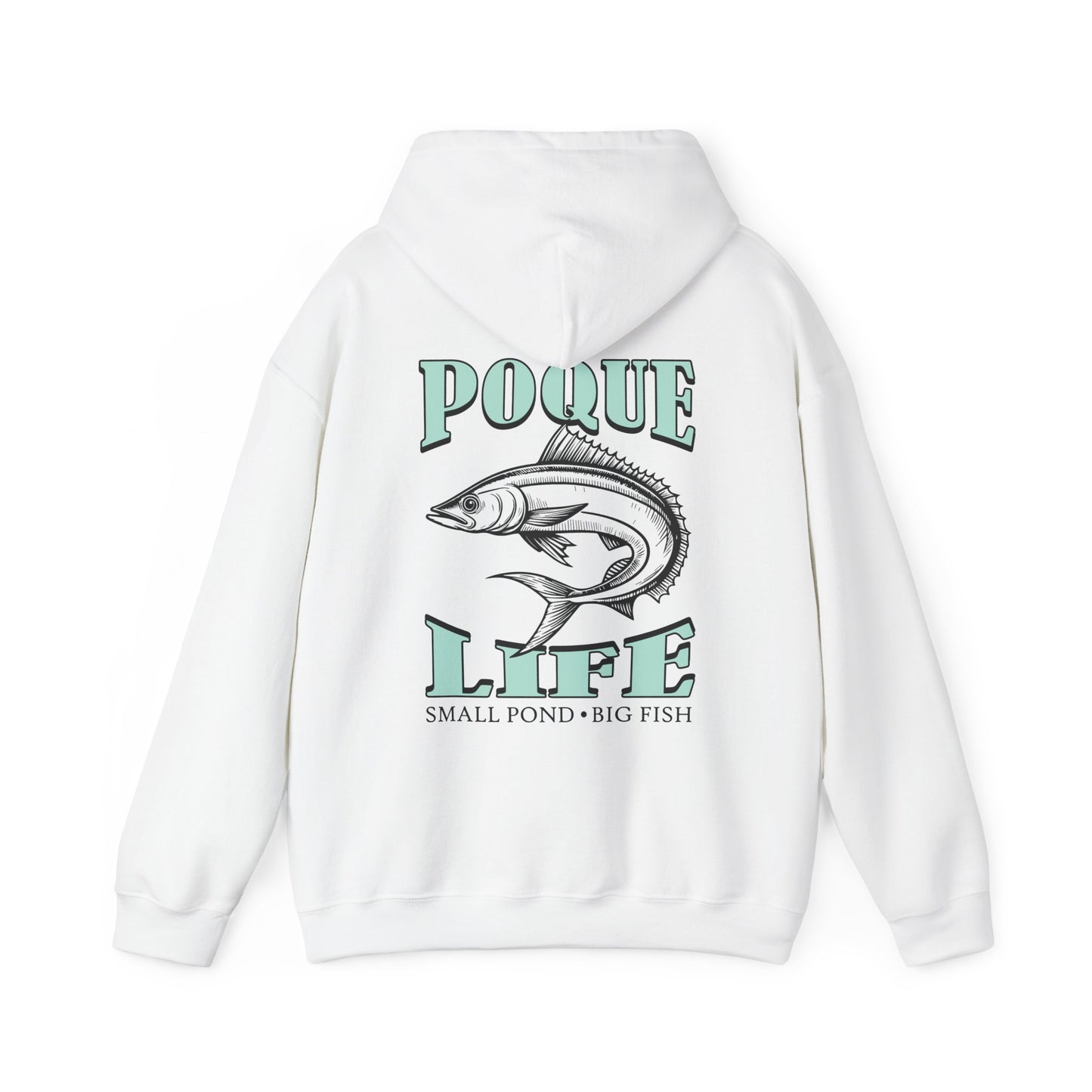 Small Pond Big Fish Cobia (Aqua) Hoodie