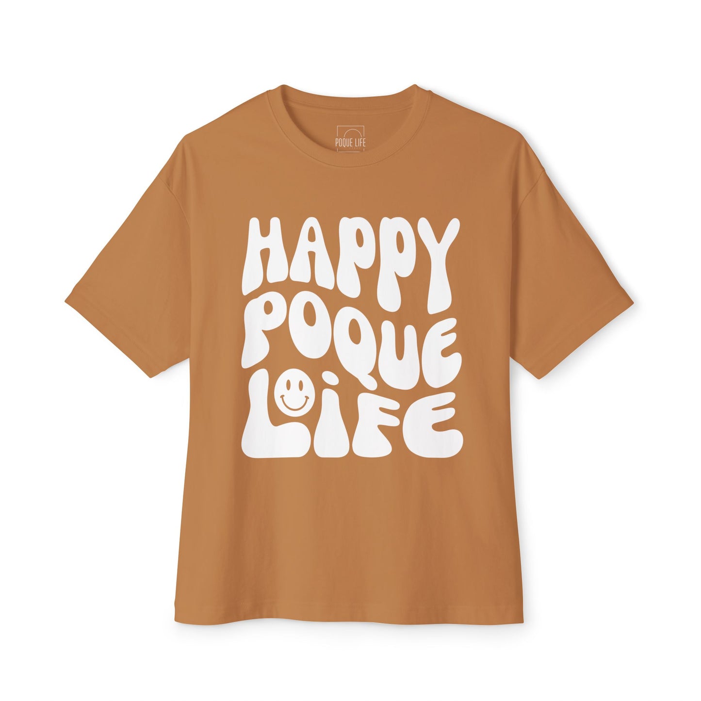 Happy Poque Life Oversized Boxy Tee