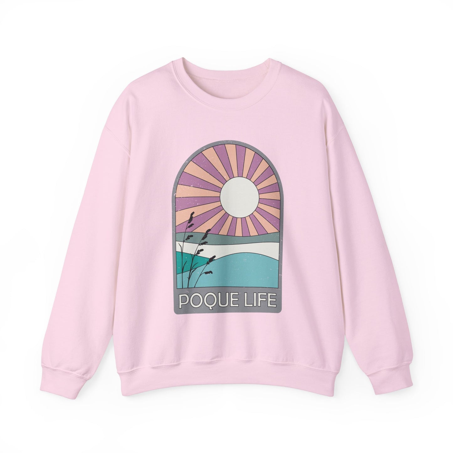 Modern Arch (Pink) Crewneck Sweatshirt
