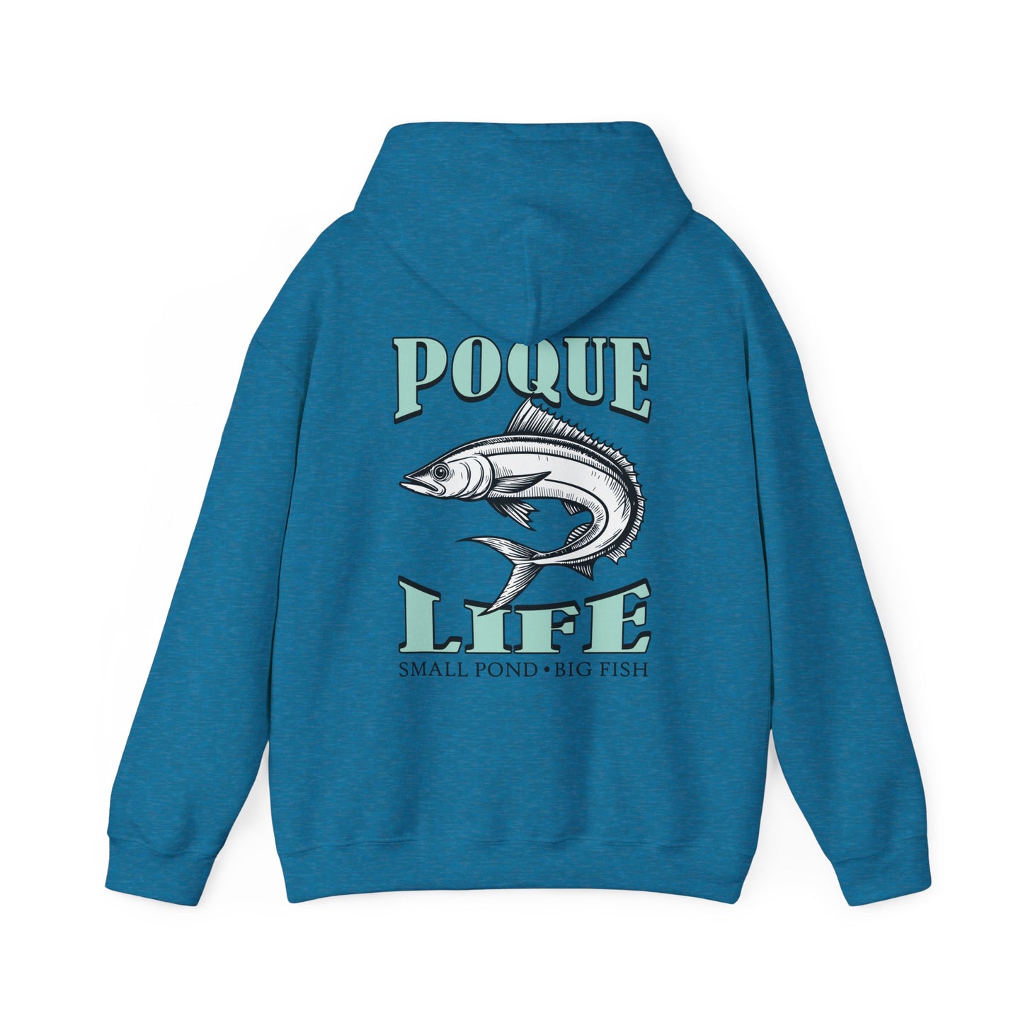 Small Pond Big Fish Cobia (Aqua) Hoodie