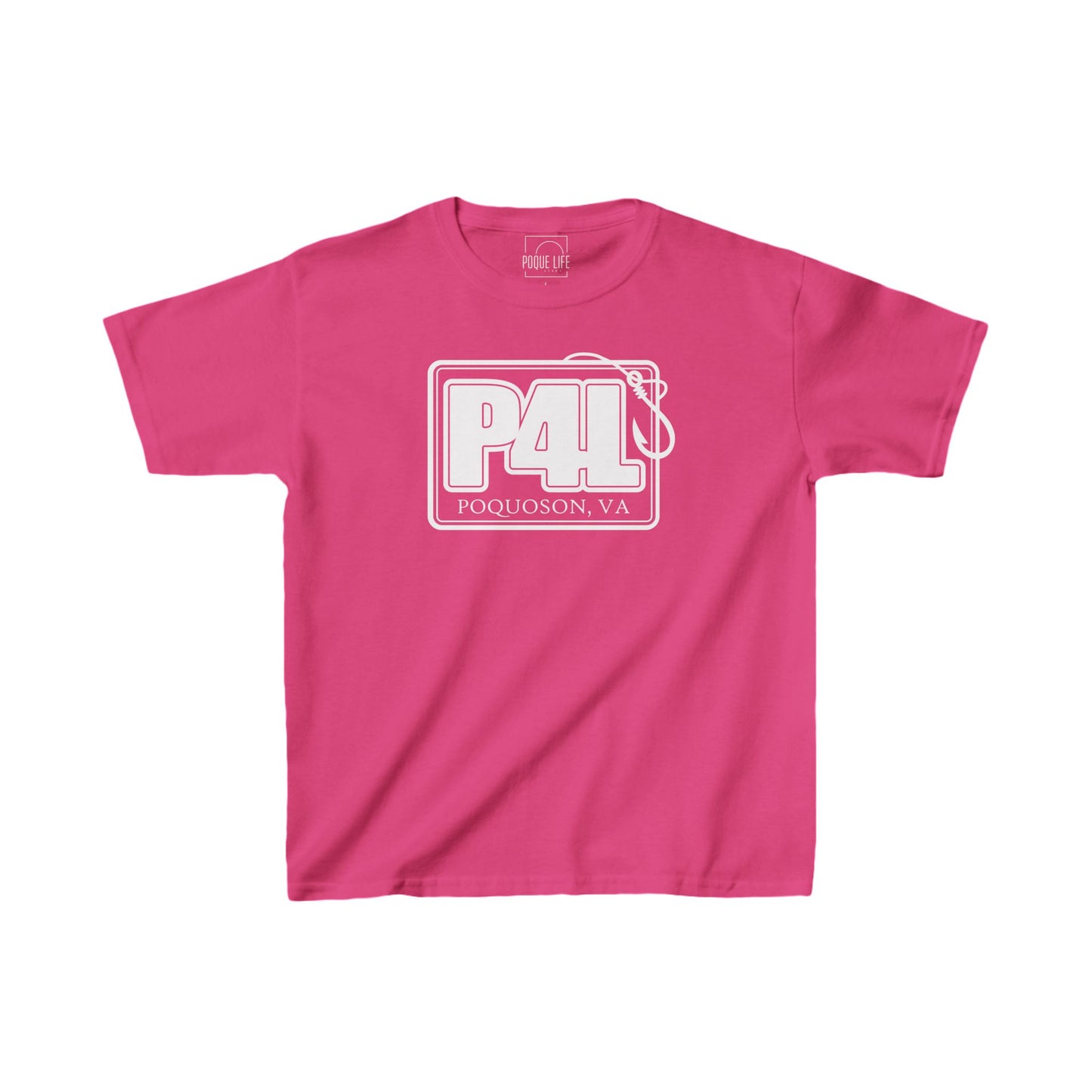 Youth P4L Classic Logo (White) Tee