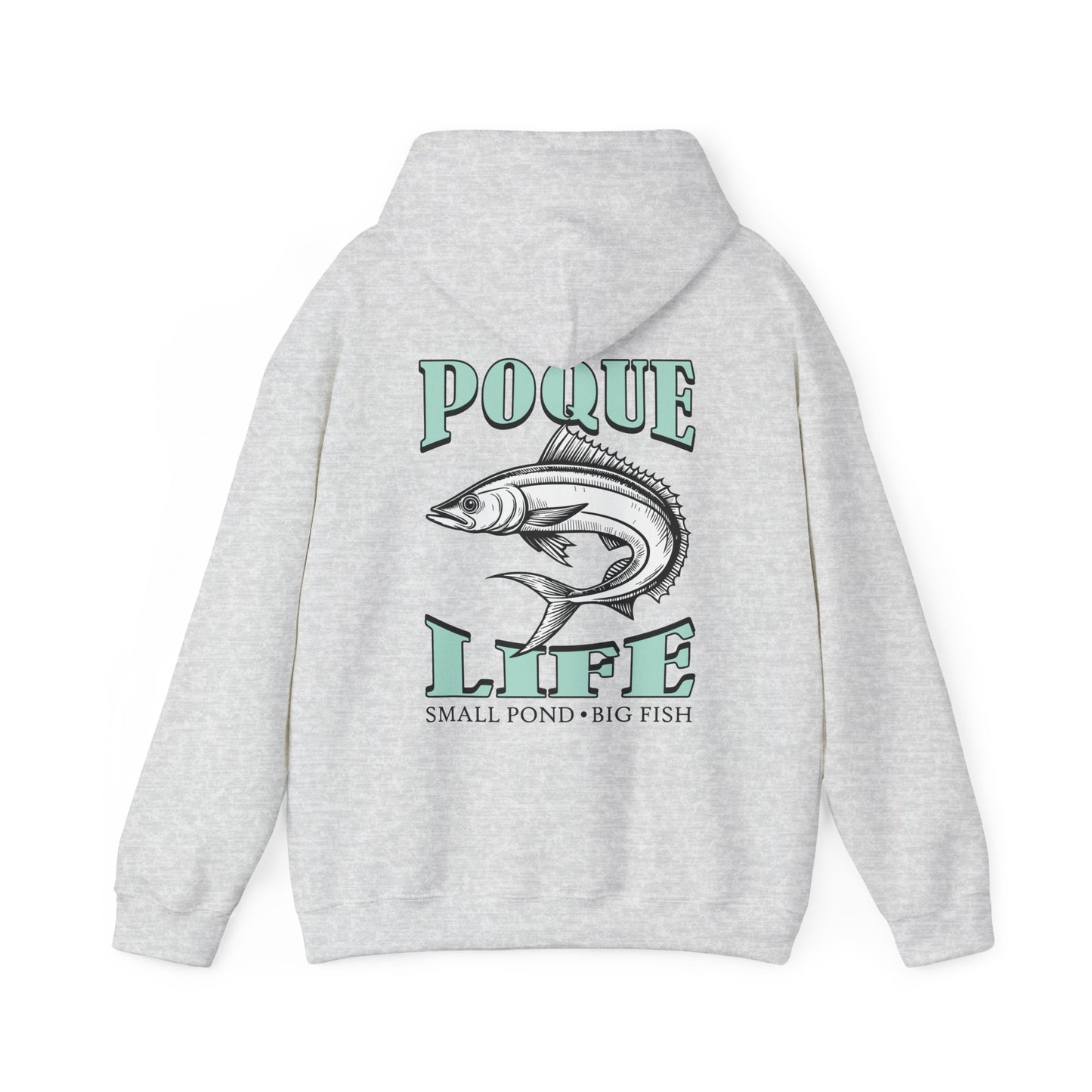 Small Pond Big Fish Cobia (Aqua) Hoodie