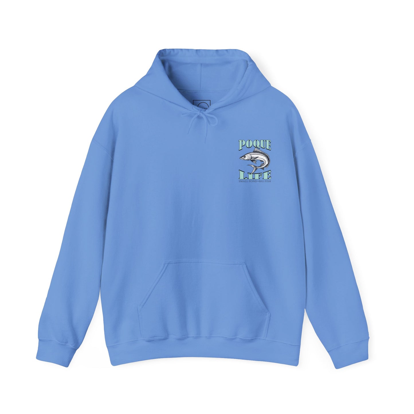 Small Pond Big Fish Cobia (Aqua) Hoodie