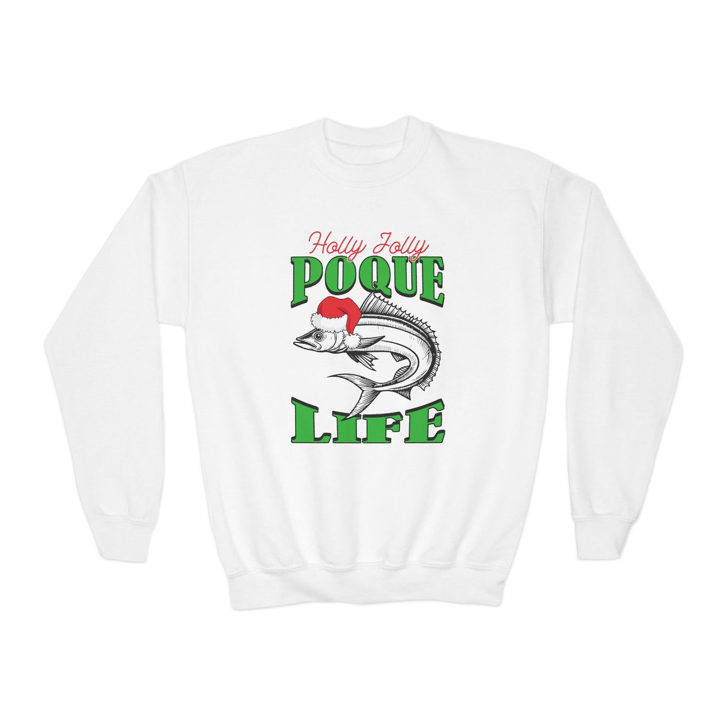 Youth Holly Jolly Cobia Crewneck Sweatshirt