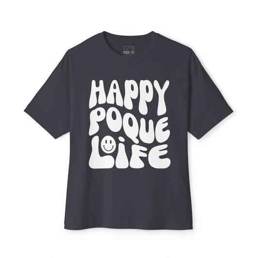 Happy Poque Life Oversized Boxy Tee