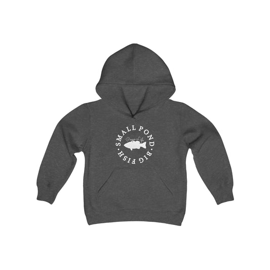 Youth Small Pond Big Fish Bass Hoodie