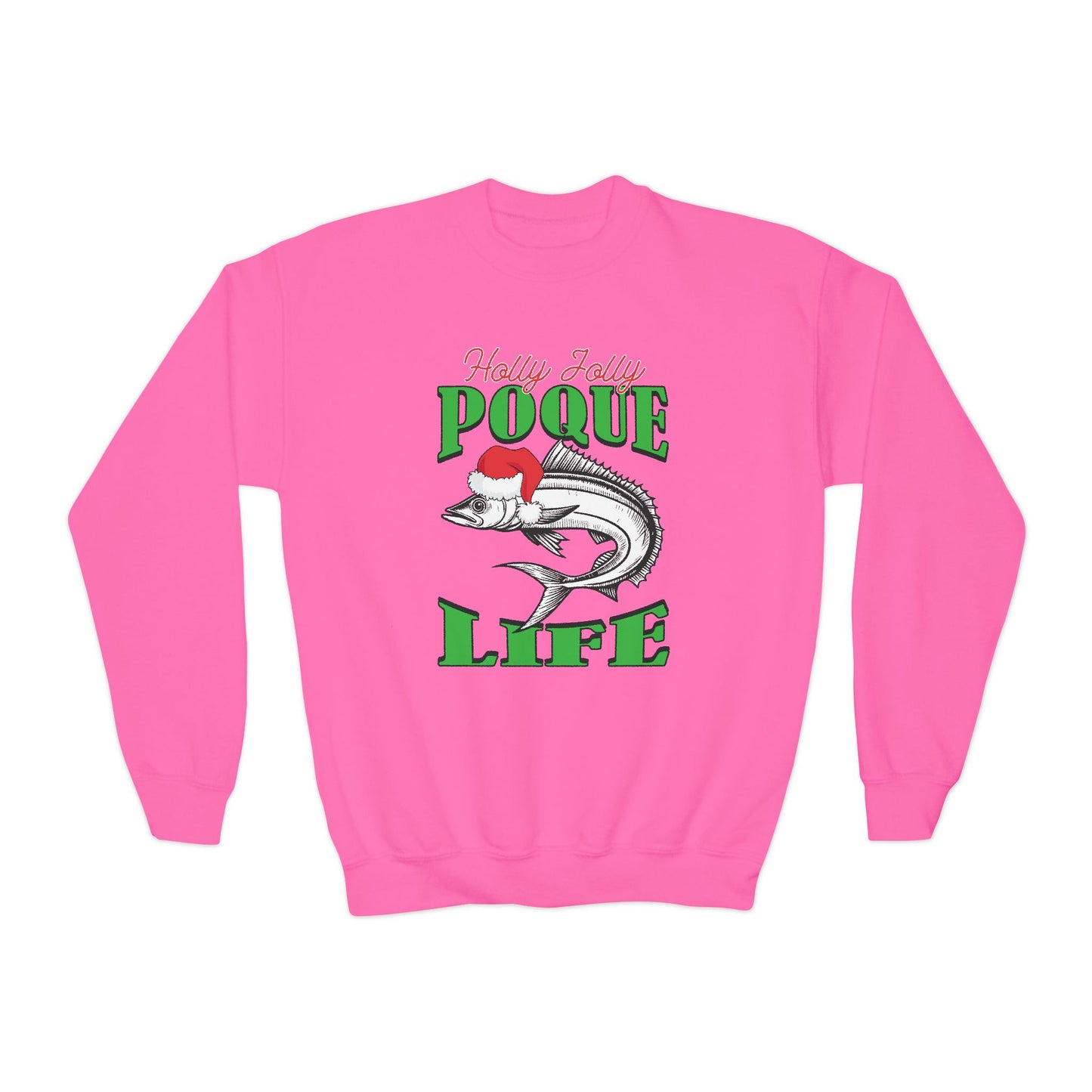 Youth Holly Jolly Cobia Crewneck Sweatshirt