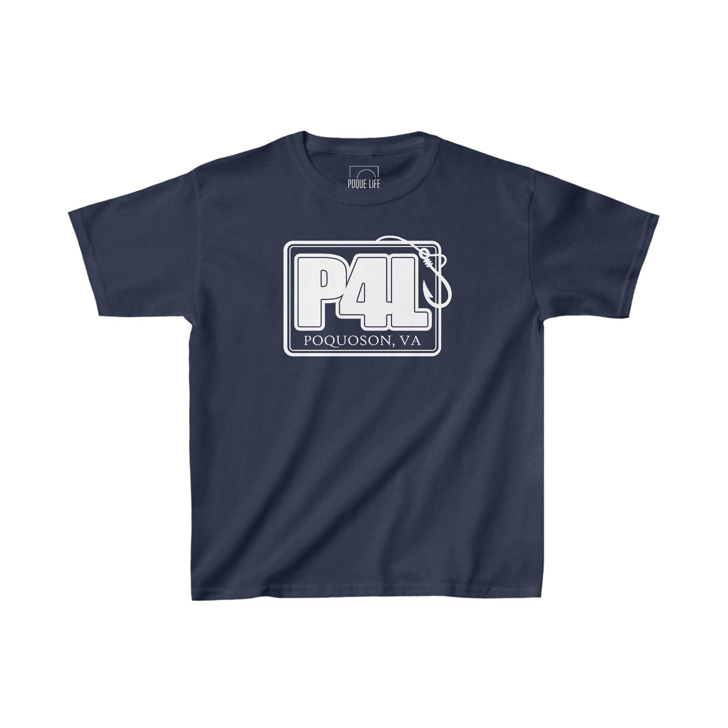 Youth P4L Classic Logo (White) Tee